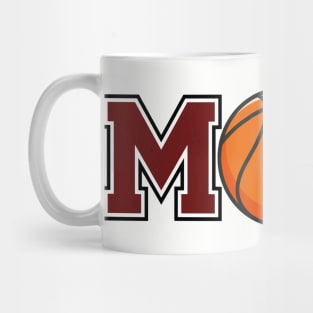 Basketball Mom Maroon Mug